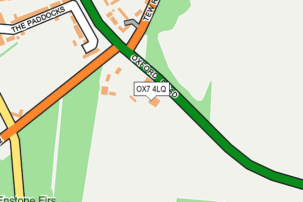 OX7 4LQ map - OS OpenMap – Local (Ordnance Survey) OX7 4LQ map - OS OpenMap – Local (Ordnance Survey)