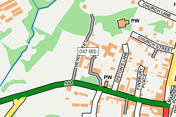 OX7 5ED map - OS OpenMap – Local (Ordnance Survey) OX7 5ED map - OS OpenMap – Local (Ordnance Survey)