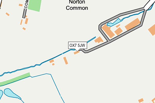 OX7 5JW map - OS OpenMap – Local (Ordnance Survey) OX7 5JW map - OS OpenMap – Local (Ordnance Survey)