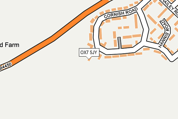 OX7 5JY map - OS OpenMap – Local (Ordnance Survey) OX7 5JY map - OS OpenMap – Local (Ordnance Survey)