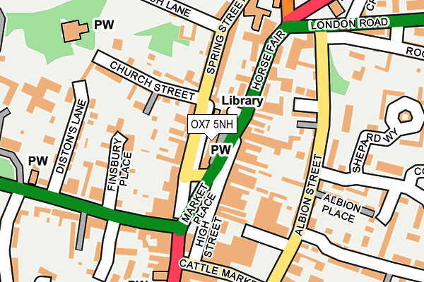 OX7 5NH map - OS OpenMap – Local (Ordnance Survey) OX7 5NH map - OS OpenMap – Local (Ordnance Survey)