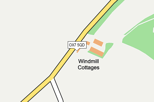 OX7 5QD map - OS OpenMap – Local (Ordnance Survey) OX7 5QD map - OS OpenMap – Local (Ordnance Survey)