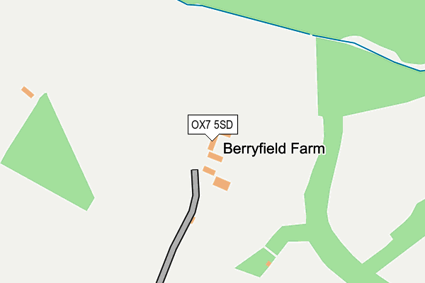 OX7 5SD map - OS OpenMap – Local (Ordnance Survey) OX7 5SD map - OS OpenMap – Local (Ordnance Survey)