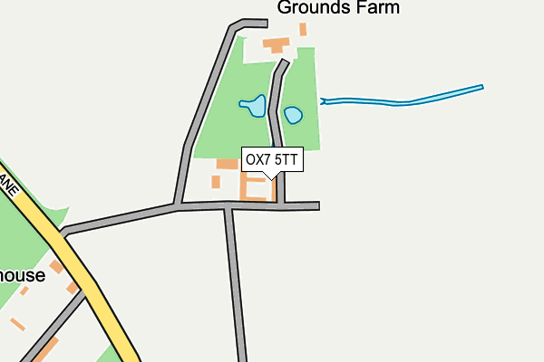 OX7 5TT map - OS OpenMap – Local (Ordnance Survey) OX7 5TT map - OS OpenMap – Local (Ordnance Survey)