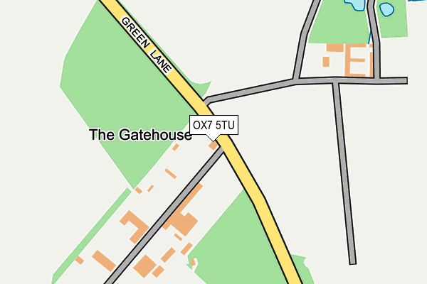 OX7 5TU map - OS OpenMap – Local (Ordnance Survey) OX7 5TU map - OS OpenMap – Local (Ordnance Survey)
