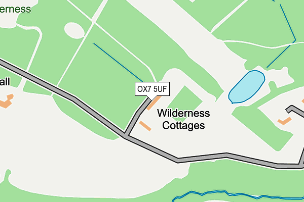 OX7 5UF map - OS OpenMap – Local (Ordnance Survey) OX7 5UF map - OS OpenMap – Local (Ordnance Survey)