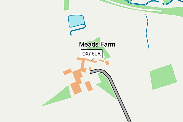 OX7 5UR map - OS OpenMap – Local (Ordnance Survey) OX7 5UR map - OS OpenMap – Local (Ordnance Survey)