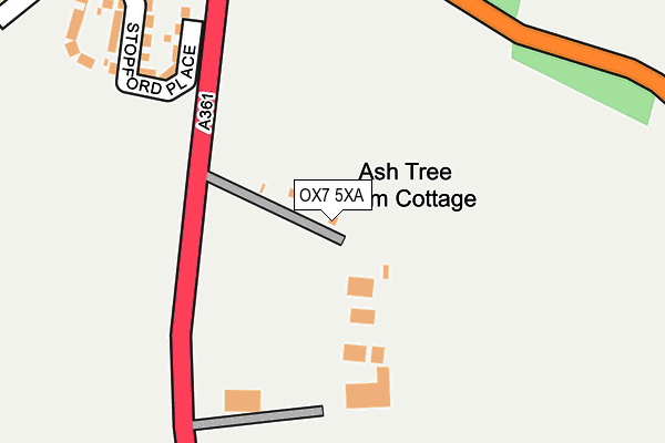 OX7 5XA map - OS OpenMap – Local (Ordnance Survey) OX7 5XA map - OS OpenMap – Local (Ordnance Survey)