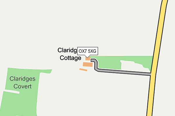 OX7 5XG map - OS OpenMap – Local (Ordnance Survey) OX7 5XG map - OS OpenMap – Local (Ordnance Survey)