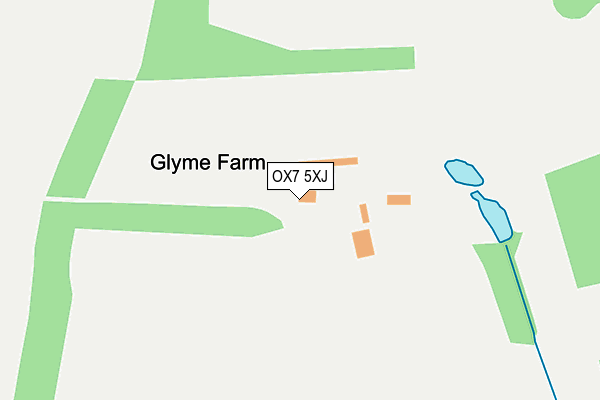 OX7 5XJ map - OS OpenMap – Local (Ordnance Survey) OX7 5XJ map - OS OpenMap – Local (Ordnance Survey)