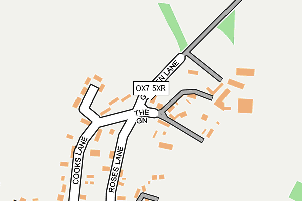 OX7 5XR map - OS OpenMap – Local (Ordnance Survey) OX7 5XR map - OS OpenMap – Local (Ordnance Survey)