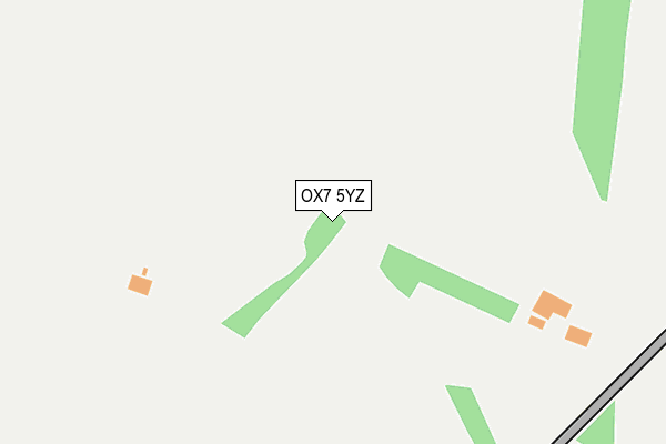 OX7 5YZ map - OS OpenMap – Local (Ordnance Survey) OX7 5YZ map - OS OpenMap – Local (Ordnance Survey)