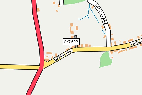 OX7 6DP map - OS OpenMap – Local (Ordnance Survey) OX7 6DP map - OS OpenMap – Local (Ordnance Survey)