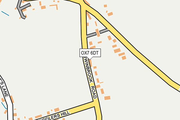 OX7 6DT map - OS OpenMap – Local (Ordnance Survey) OX7 6DT map - OS OpenMap – Local (Ordnance Survey)