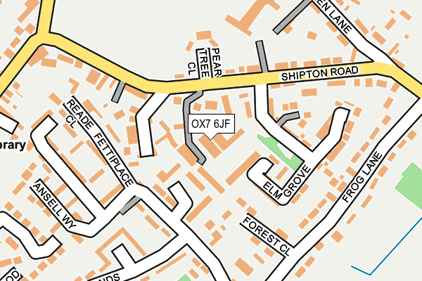 OX7 6JF map - OS OpenMap – Local (Ordnance Survey) OX7 6JF map - OS OpenMap – Local (Ordnance Survey)