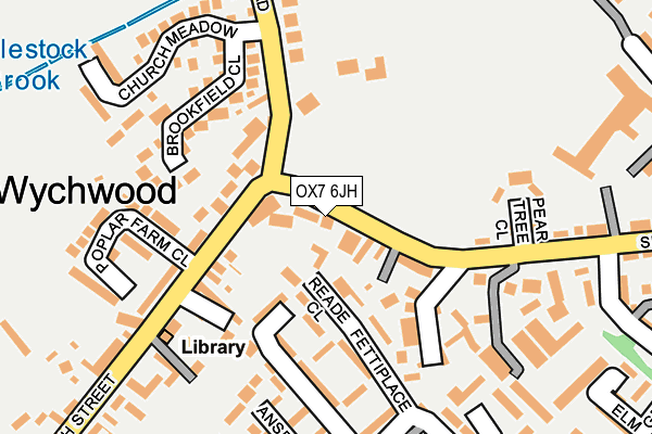 OX7 6JH map - OS OpenMap – Local (Ordnance Survey) OX7 6JH map - OS OpenMap – Local (Ordnance Survey)