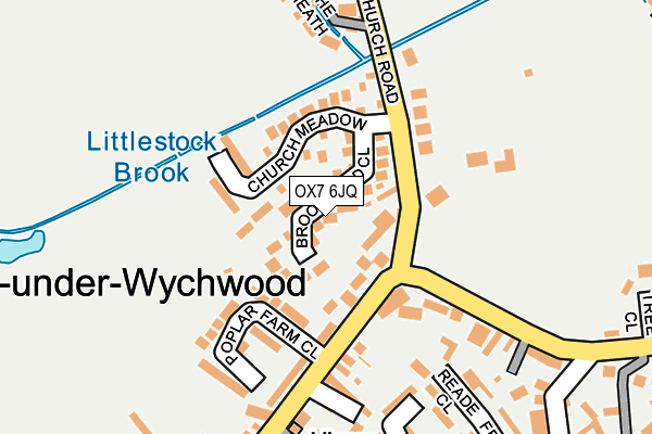 OX7 6JQ map - OS OpenMap – Local (Ordnance Survey) OX7 6JQ map - OS OpenMap – Local (Ordnance Survey)