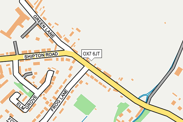 OX7 6JT map - OS OpenMap – Local (Ordnance Survey) OX7 6JT map - OS OpenMap – Local (Ordnance Survey)