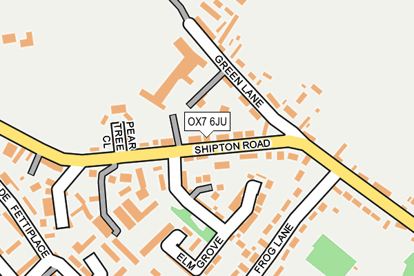 OX7 6JU map - OS OpenMap – Local (Ordnance Survey) OX7 6JU map - OS OpenMap – Local (Ordnance Survey)