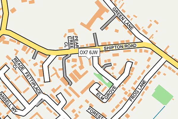 OX7 6JW map - OS OpenMap – Local (Ordnance Survey) OX7 6JW map - OS OpenMap – Local (Ordnance Survey)