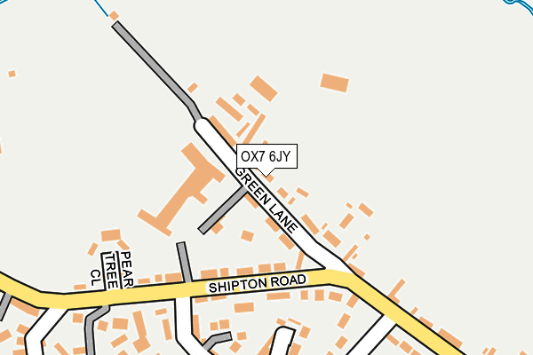 OX7 6JY map - OS OpenMap – Local (Ordnance Survey)