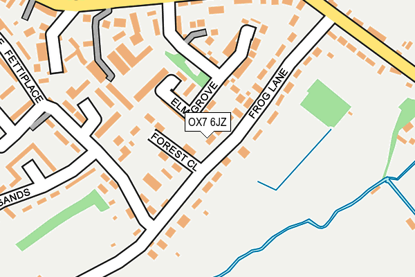 OX7 6JZ map - OS OpenMap – Local (Ordnance Survey) OX7 6JZ map - OS OpenMap – Local (Ordnance Survey)