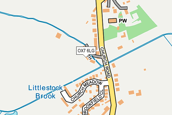 OX7 6LG map - OS OpenMap – Local (Ordnance Survey) OX7 6LG map - OS OpenMap – Local (Ordnance Survey)
