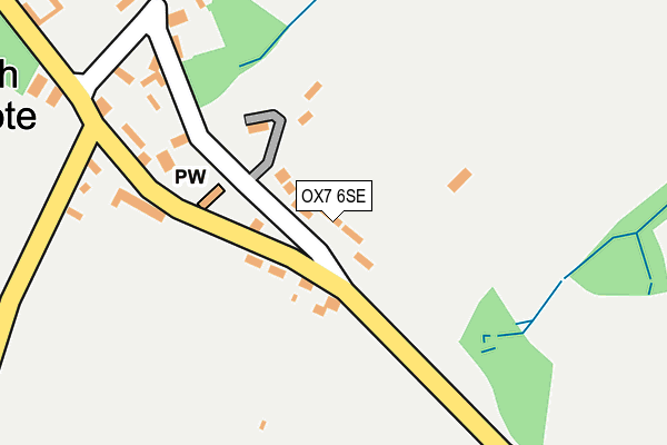 OX7 6SE map - OS OpenMap – Local (Ordnance Survey) OX7 6SE map - OS OpenMap – Local (Ordnance Survey)