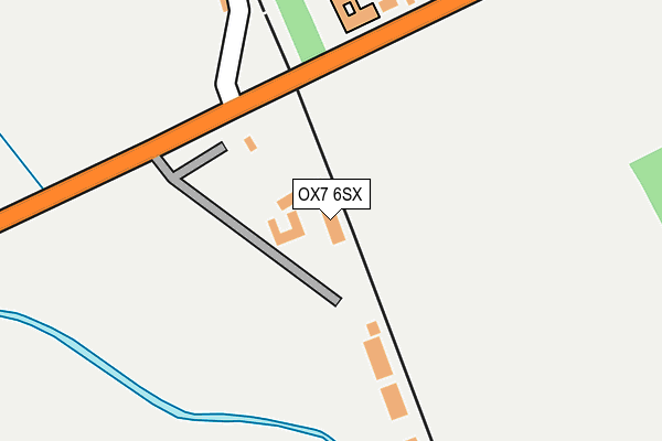 OX7 6SX map - OS OpenMap – Local (Ordnance Survey) OX7 6SX map - OS OpenMap – Local (Ordnance Survey)