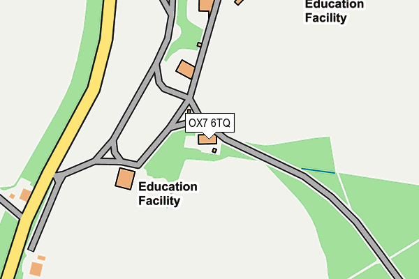 OX7 6TQ map - OS OpenMap – Local (Ordnance Survey) OX7 6TQ map - OS OpenMap – Local (Ordnance Survey)