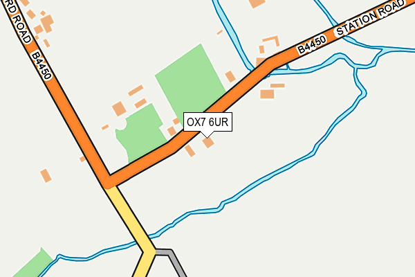 OX7 6UR map - OS OpenMap – Local (Ordnance Survey) OX7 6UR map - OS OpenMap – Local (Ordnance Survey)