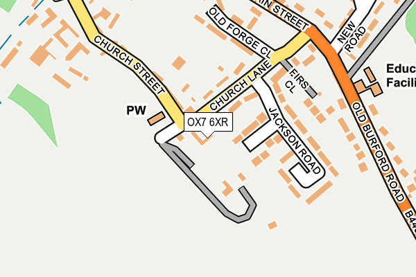 OX7 6XR map - OS OpenMap – Local (Ordnance Survey) OX7 6XR map - OS OpenMap – Local (Ordnance Survey)