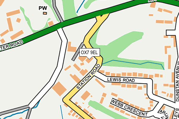 OX7 9EL map - OS OpenMap – Local (Ordnance Survey) OX7 9EL map - OS OpenMap – Local (Ordnance Survey)