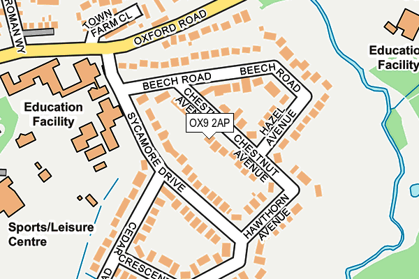OX9 2AP map - OS OpenMap – Local (Ordnance Survey) OX9 2AP map - OS OpenMap – Local (Ordnance Survey)
