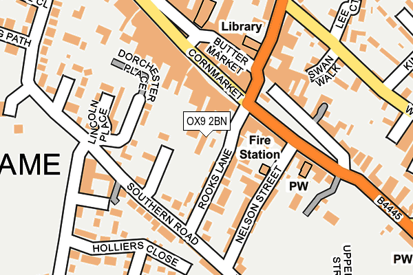 OX9 2BN map - OS OpenMap – Local (Ordnance Survey) OX9 2BN map - OS OpenMap – Local (Ordnance Survey)