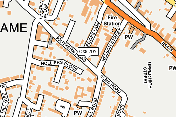 OX9 2DY map - OS OpenMap – Local (Ordnance Survey) OX9 2DY map - OS OpenMap – Local (Ordnance Survey)