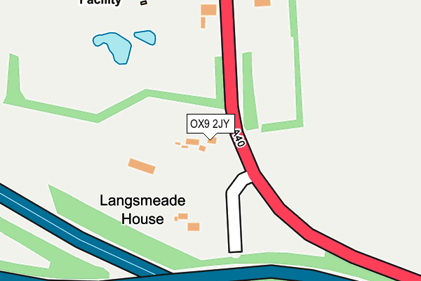 OX9 2JY map - OS OpenMap – Local (Ordnance Survey) OX9 2JY map - OS OpenMap – Local (Ordnance Survey)