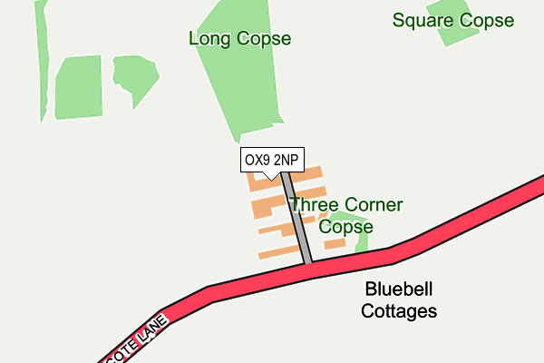 OX9 2NP map - OS OpenMap – Local (Ordnance Survey) OX9 2NP map - OS OpenMap – Local (Ordnance Survey)