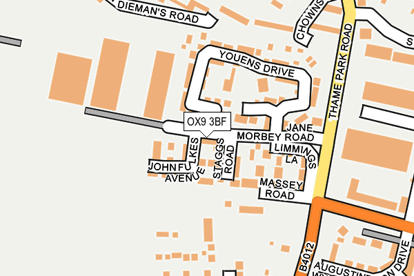 OX9 3BF map - OS OpenMap – Local (Ordnance Survey) OX9 3BF map - OS OpenMap – Local (Ordnance Survey)