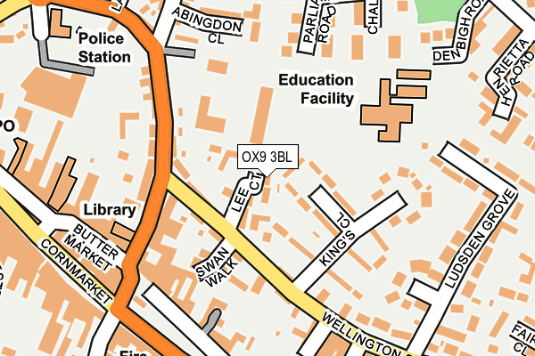 OX9 3BL map - OS OpenMap – Local (Ordnance Survey) OX9 3BL map - OS OpenMap – Local (Ordnance Survey)
