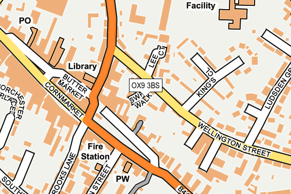 OX9 3BS map - OS OpenMap – Local (Ordnance Survey) OX9 3BS map - OS OpenMap – Local (Ordnance Survey)