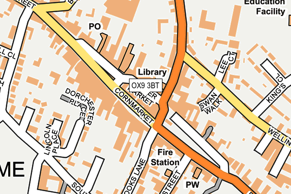 OX9 3BT map - OS OpenMap – Local (Ordnance Survey) OX9 3BT map - OS OpenMap – Local (Ordnance Survey)