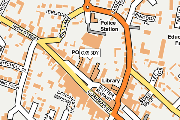 OX9 3DY map - OS OpenMap – Local (Ordnance Survey) OX9 3DY map - OS OpenMap – Local (Ordnance Survey)