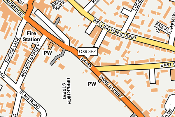 OX9 3EZ map - OS OpenMap – Local (Ordnance Survey) OX9 3EZ map - OS OpenMap – Local (Ordnance Survey)