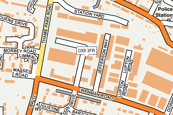 OX9 3FR map - OS OpenMap – Local (Ordnance Survey) OX9 3FR map - OS OpenMap – Local (Ordnance Survey)