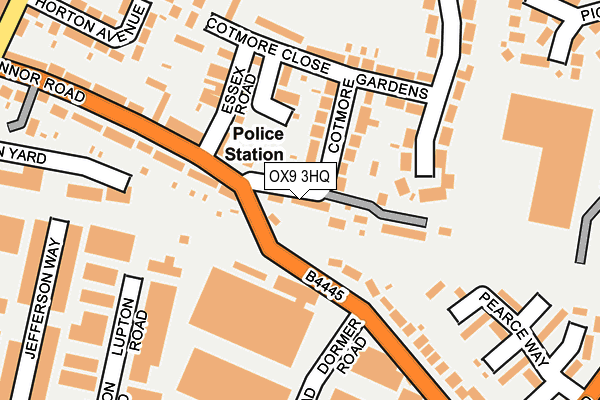 OX9 3HQ map - OS OpenMap – Local (Ordnance Survey) OX9 3HQ map - OS OpenMap – Local (Ordnance Survey)
