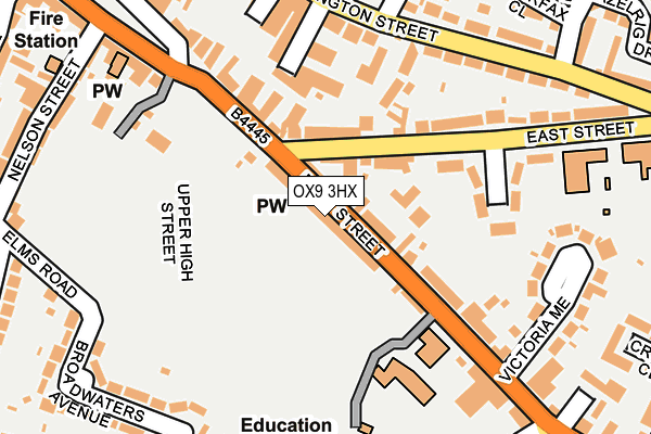 OX9 3HX map - OS OpenMap – Local (Ordnance Survey) OX9 3HX map - OS OpenMap – Local (Ordnance Survey)
