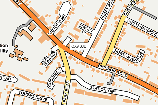 OX9 3JD map - OS OpenMap – Local (Ordnance Survey) OX9 3JD map - OS OpenMap – Local (Ordnance Survey)