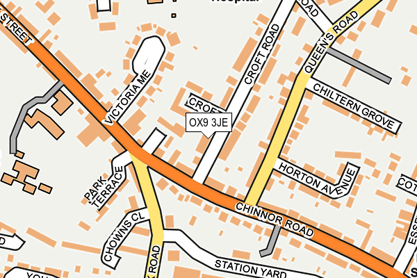 OX9 3JE map - OS OpenMap – Local (Ordnance Survey) OX9 3JE map - OS OpenMap – Local (Ordnance Survey)
