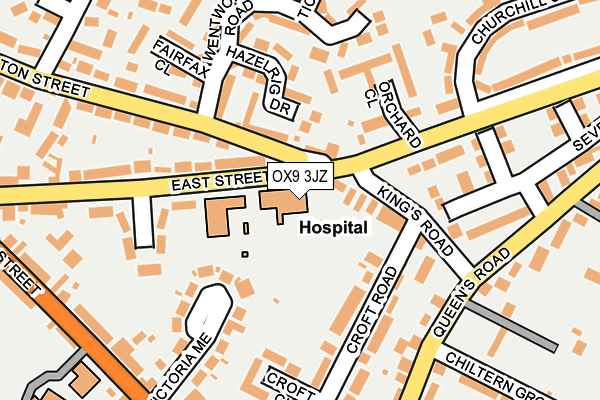 OX9 3JZ map - OS OpenMap – Local (Ordnance Survey) OX9 3JZ map - OS OpenMap – Local (Ordnance Survey)
